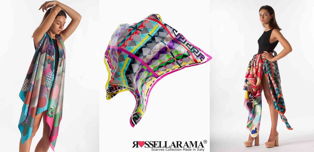 silk scarves made in italy