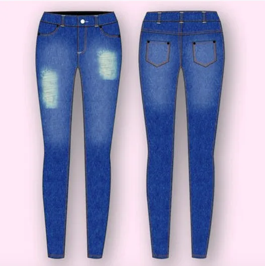 techpack denim trousers