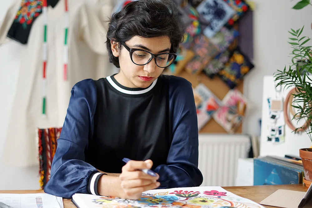 fashion designer Gul Raana