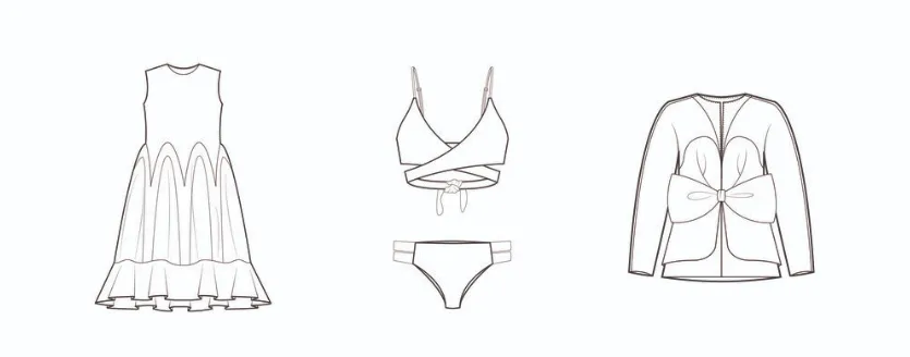 flat-fashion-drawings