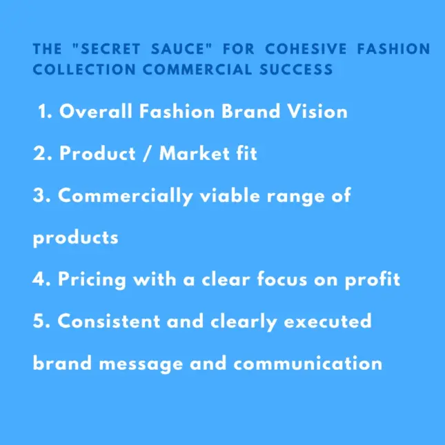 top tips for fashion collection success