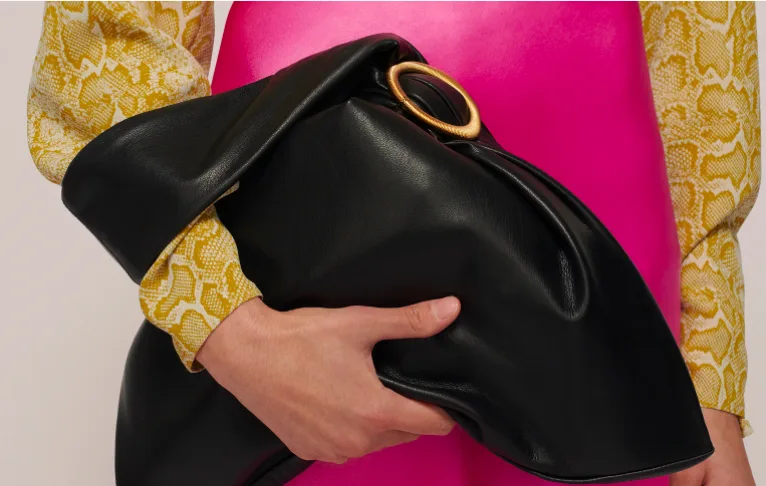 vegan leather handbag