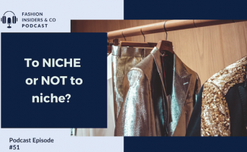 niche in your fashion business podcast